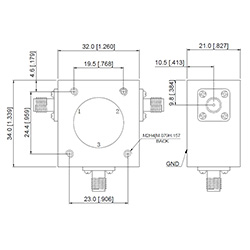 HS-100W Circulator With SMA type (2-4G)